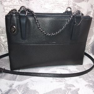 COACH PEBBLE LEATHER CROSSBODY PURSE